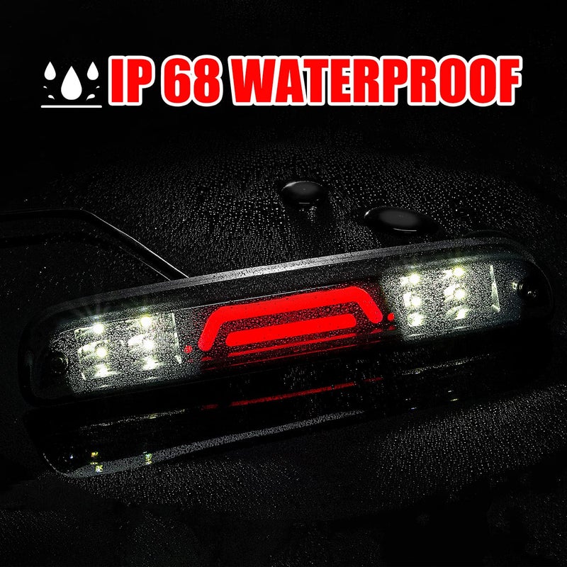RANSOTO 3rd Third Brake Light Compatible with 1999-2016 Ford F250 F350 F450 F550 Super Duty Ranger, Mazda B-Series Cargo LED Bar High Mount Stop Lamp Replaces YC3Z13A613BA - Image 2